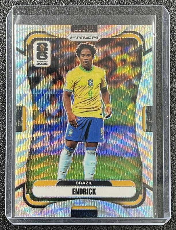 ENDRICK 2026 PANINI PRIZM WORLD CUP #92 WAVE BRAZIL