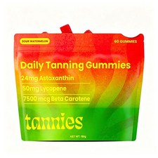 Daily Tanning Gummies Supplement - 60 Gummies 30-Day Supply NEW 