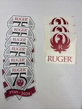 Ruger Arms Phoenix Decal Stickers Lot Of 9 Pcs 75 Years Window Car Truck Safe Ruger Arms Phoenix Decal Stickers Lot Of 9 Pcs 75 Years Window Car Truck Safe