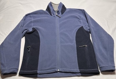 Helly Hansen Jacket Mens Large Blue Fleece Sweatshirt Full Zip Outdoors *READ**