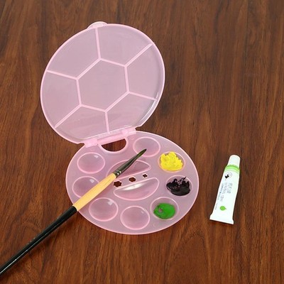 Farbpalette Box -17 Steckplätze Paint Container für Aquarell-Acryl