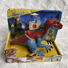 Imaginext Therizinosaurus and Owen Jurassic World Dinosaur Action Figure NIP