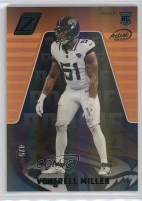 2023 Panini Zenith Rookies Emerald Artist Proof 4/5 Ventrell Miller #194 10j9