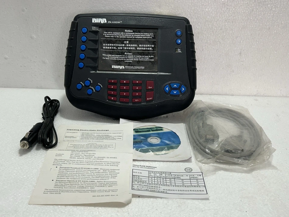 FOR PARTS BIRD ELECTRONIC CORPORATION SA-2500EX SITE ANALYZER 780-2500 MHZ - image 2 of 4