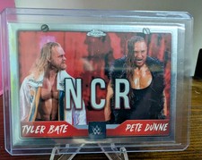 2025 Topps Chrome WWE TAG-NCR Tag Team NCR Kyler Bate / Pete Dunne