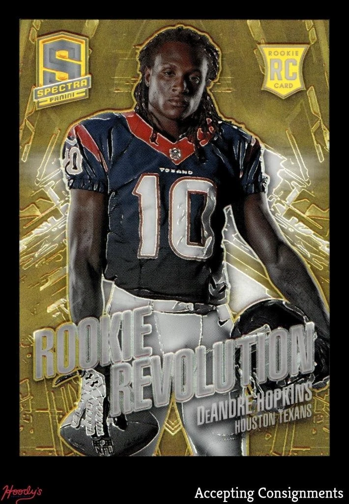 DeAndre Hopkins Panini Spectra Rookie Revolution #5 Gold