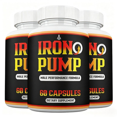 Iron Pump Pills for Man, Iron Pump ed Capsules Strength for Men (3 Pack)