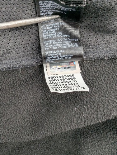 The North Face Herren Medium Windwall Jacke schwarz Fleece gefüttert - Bild 9 von 10