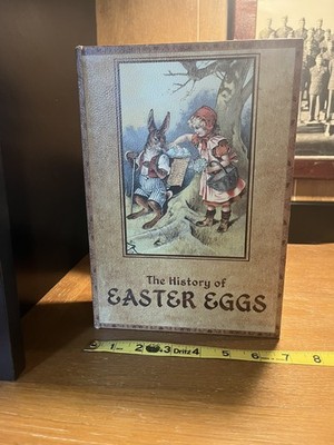 Easter Book Box w/ Decorative Eggs    The History of Easter Eggs  Spring Decor