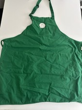 Starbucks Green Employee Uniform Apron - Tie Back Adjustable Neck Strap Pockets