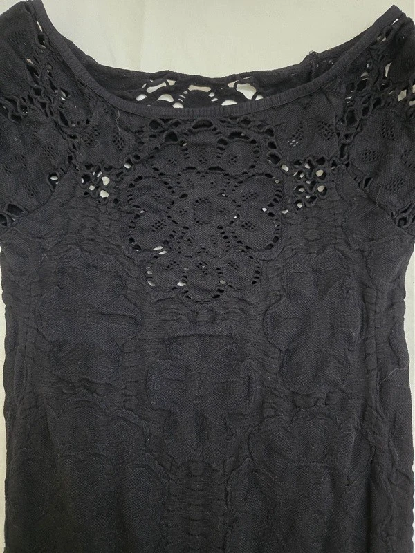 Nuevo sin etiquetas Vestido Last Tango M/L Malla Encaje Sin Costuras Negro 127902 Foto 2 de 4