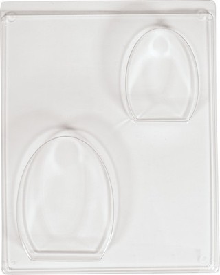 Rayher Gießform Eier 2 Motive, 24x18.8x2.7 cm, 225 ml, für Gießmasse Ostern