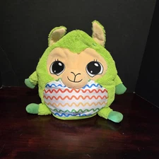 Mushabelly Grumble Loni Llama Green 15" Plush Stuffed Sound Pillow 2019 Beanbag