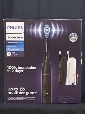 2-Pack Philips Sonicare Professional Clean 9-Setting Electric Toothbrushes