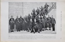 1900 BOER KRIEG DRUCK OFFIZIERE DES 2. HERZOGS VON CORNWALLS LICHTINFANTERIE