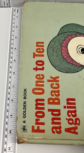 Golden Book From One to Ten and Back Again Ken Wagner Children's VTG 1972 - Picture 4 of 12