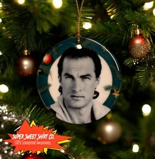 Steven Seagal Above The Law Christmas Ceramic Tree Ornament, Fun nostalgic