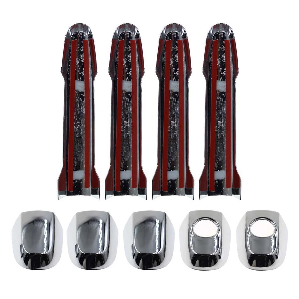 Cubiertas de manija de puerta cromadas para Toyota RAV4 Prius Camry Yaris Corolla 2003-2011 Foto 2 de 4