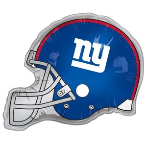 Nfl 21 New York Giants Helmet Mylar Foil Balloon Team Party