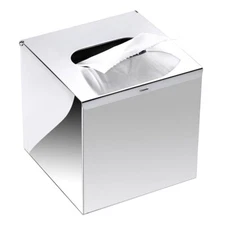 Sumnacon Square Stainless Steel Tissue Box Cover - Wall Mounted Stylish Paper...