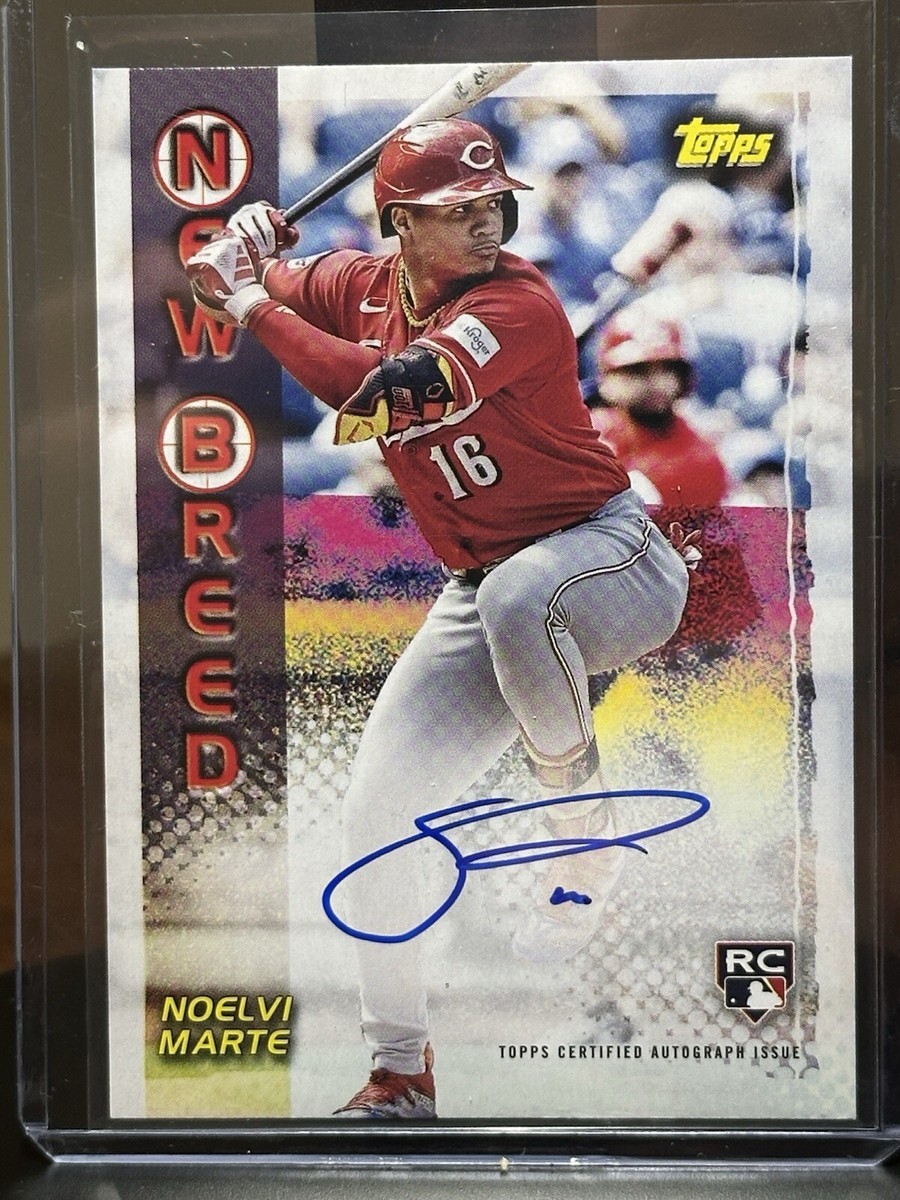 2024 Topps Archives Noelvi Marte Rookie Auto New Breed ⭐Reds RC 