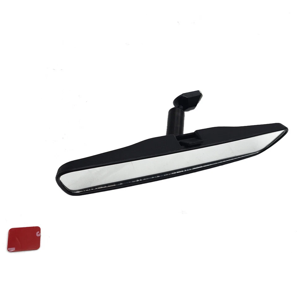 Universal Inner Inside Interior 10 Inch Rearview Rear View Mirror w/Adhesive Kit - Image 2 of 4