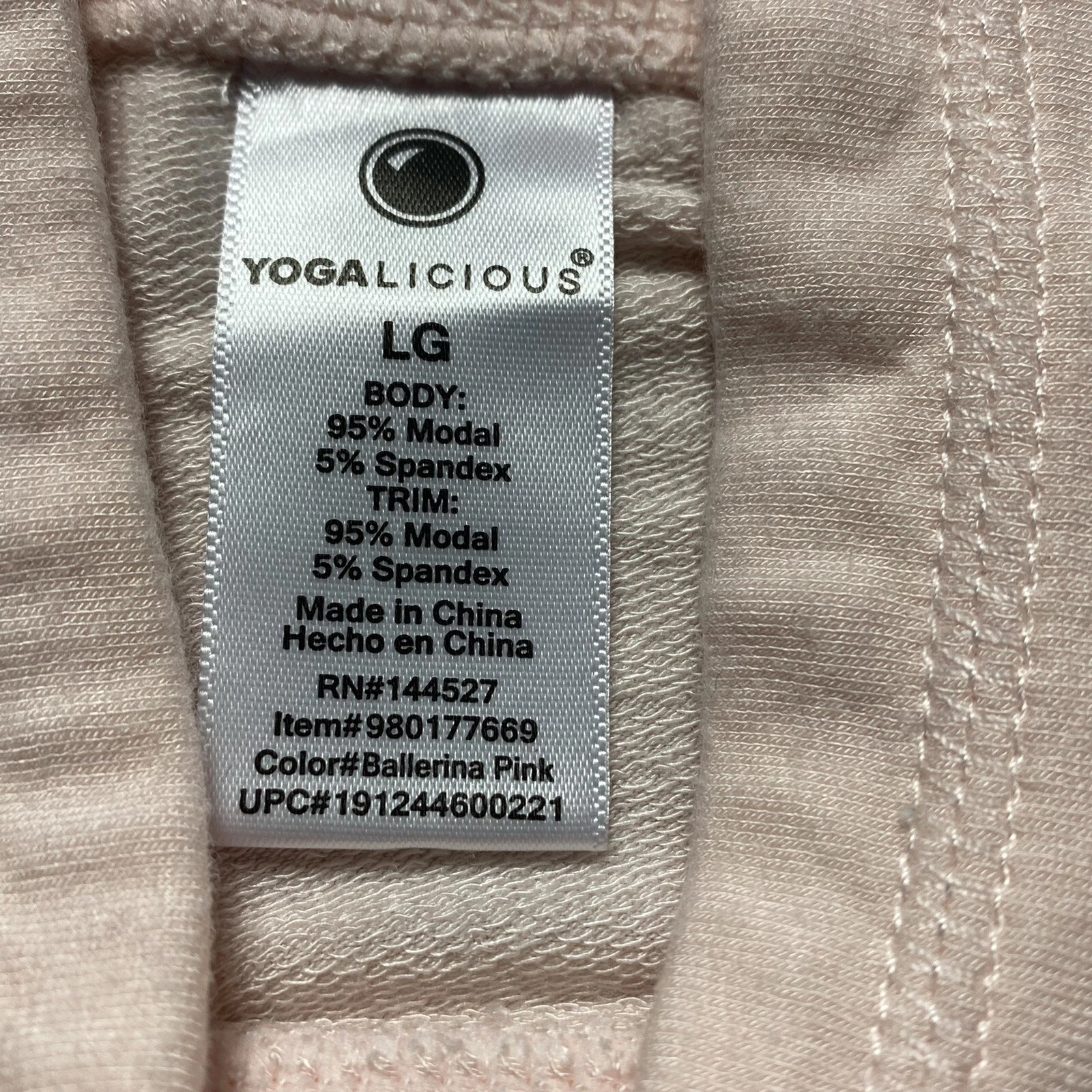 yogalicious cowl neck long sleeve shirt