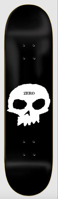 Zero Skateboards Single Skull black Deck 7.25, 7.5, 7.75, 8, 8.25, 8.375 oder 8.5