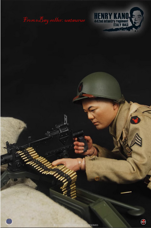 ミリタリー SOLDIER STORY WWII SS059 HENRY KANO Soldierstory Ss059 1/6 Wwii Japanese Henry Kano 442nd Infantry