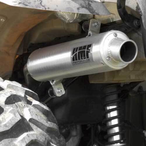 HMF Honda Rancher 420/Foreman 500 2009-2013 Red/Pol Slip On Exhaust 019333606686 - Picture 3 of 4