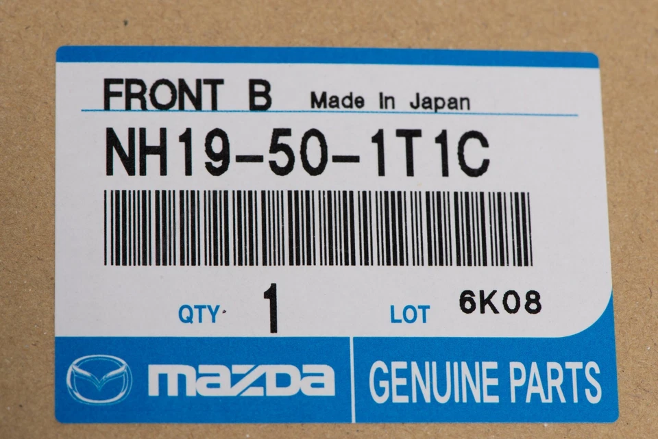 Parachoques delantero Mazda Miata 2009-2014 rejilla radiador inserción de malla OEM NH19-50-1T1C Foto 4 de 4