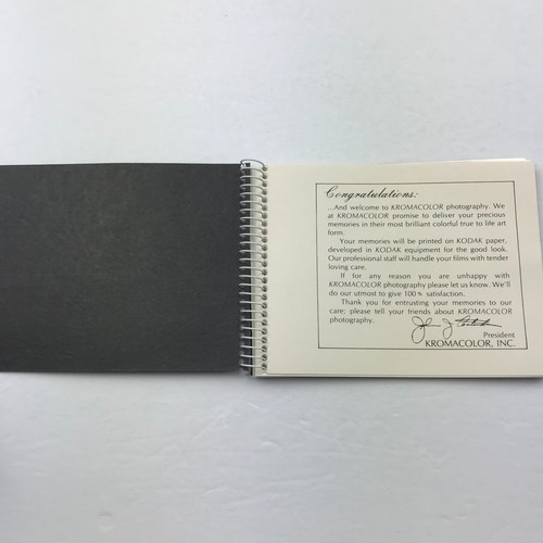 Vintage Kromacolor Pocket Photo Photograph Picture Album Booklet 16 Sleeves - Picture 2 of 13