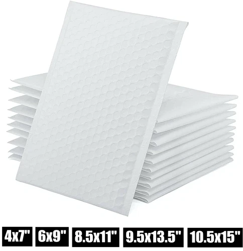Bubble Mailers Poly Shipping Mailing Bags Padded Self Seal Envelope All Size
