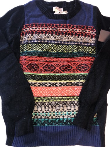 Suéter Forever 21 para mujer S 2 4 multicolor tejido inverso Fair Isle nórdico NUEVO NUEVO CON ETIQUETAS - Imagen 2 de 11