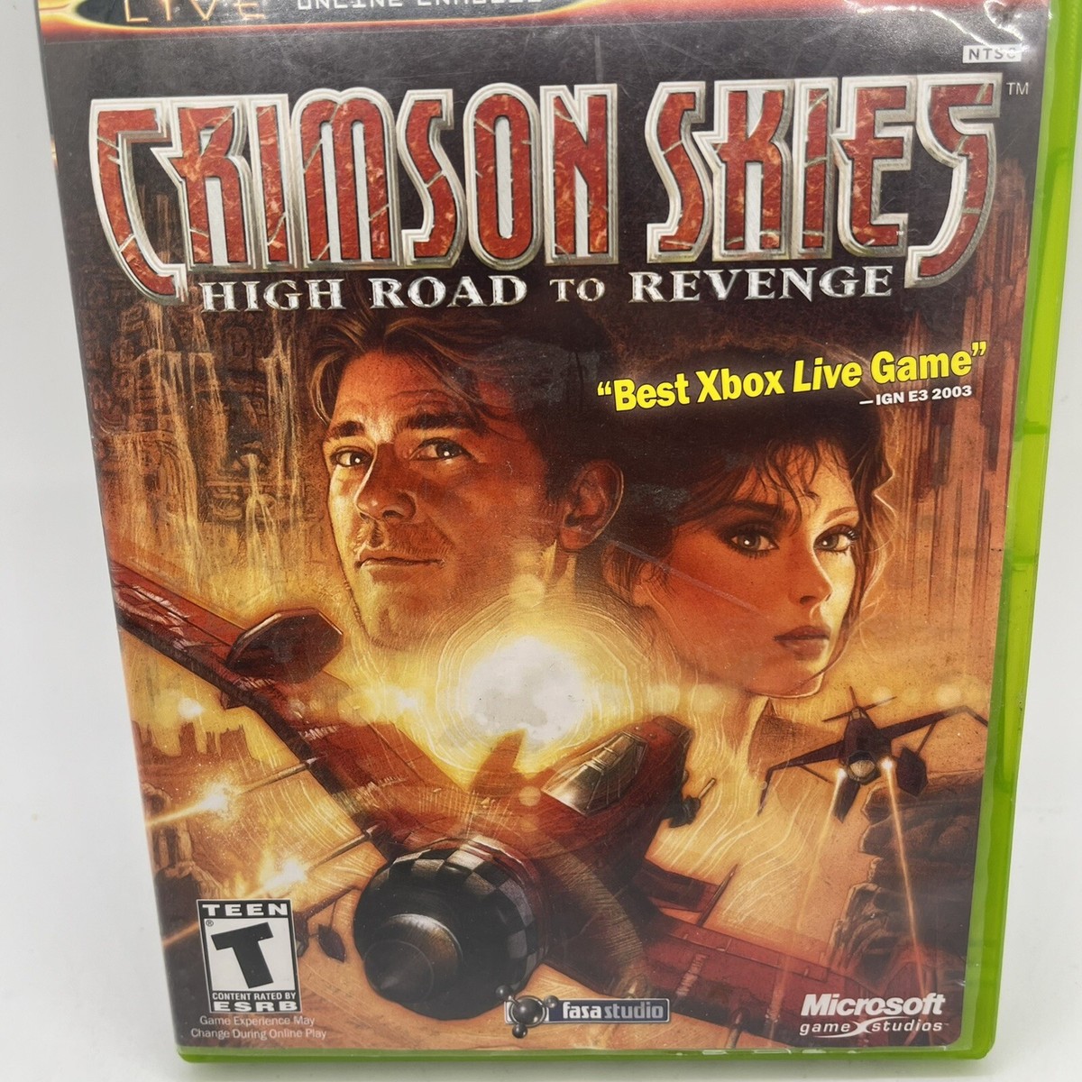 Crimson Skies High Road To Revenge Xbox Complete CIB Tested