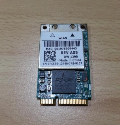 Card Wifi Wireless for Dell Latitude D531 - PP04X - Broadcom BRCM1020 Dw 1390
