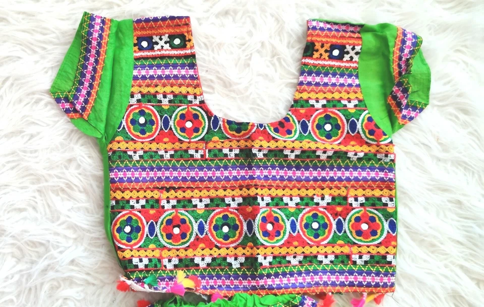 Vestido estilo indiano Chaniya choli/tradicional, 5 anos chaniya choli, Diwali  - Imagem 3 de 4