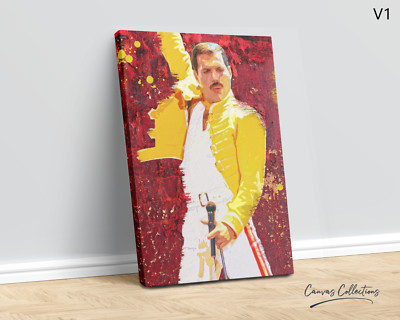 Freddie Mercury - Queen - Singers in Colour von Canvas Collections