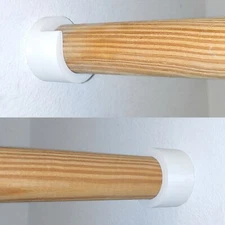 1 1/4 in. Heavy Duty Closet Rod Hanger, 1.25 Bar Holder, Mount, Support 300 lb.