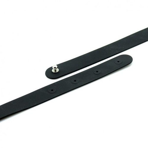 Collar Necklace SLUT Choker Fetish BDSM Leather Bondage Neck Band Wear - Picture 6 of 8