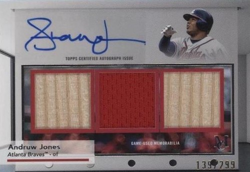 ANDRUW JONES AUTO 2024 Topps Industry Conference On-Card ABU-AJ