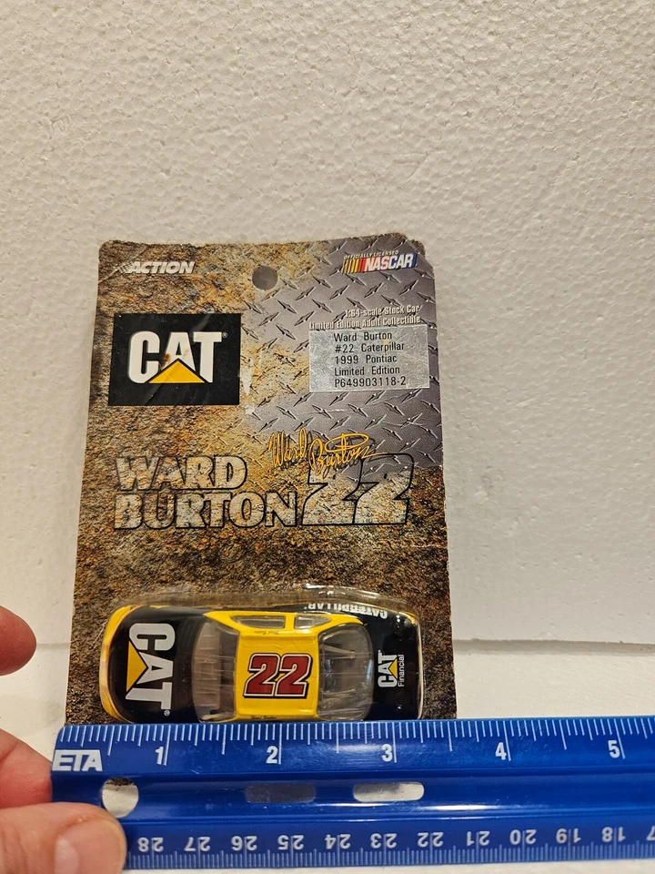 Action Cat Ward Burton #22 NASCAR, 1.64 Scale Stock Car Limited Edition - Image 4 of 4