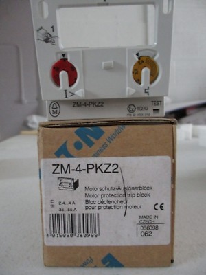 NEW EATON Moeller ZM-4-PKZ2 3PH Adjustable Magnetic Trip Manual Motor Protector