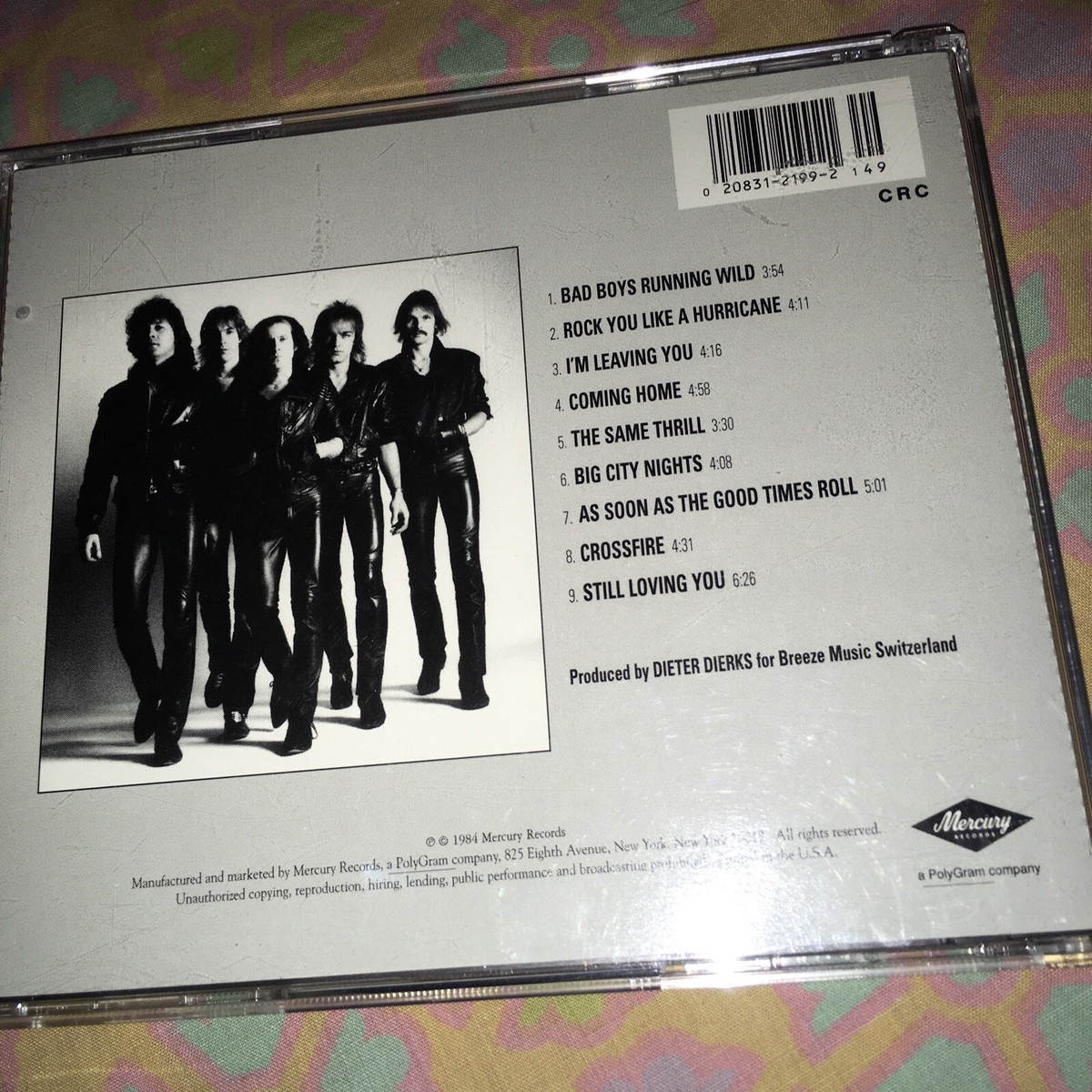 Scorpions Love At First Sting [CD] Remasters Newly 20-Bit