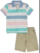 NAUTICA BOYS' 2-PIECE SHORTS SET