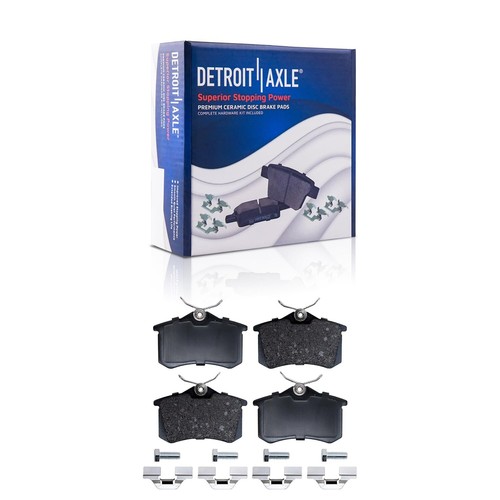 Front & Rear Disc Rotors Ceramic Brake Pads Kit for 1996 - 1999 Audi A4 Quattro - Picture 5 of 8