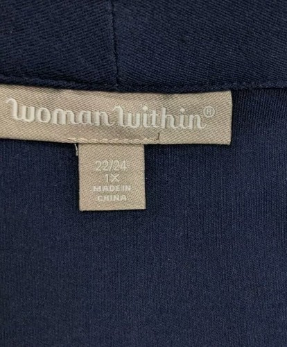 Women Within Cardigan Sweater Womens 1X Open Front Casual Comfort #8400 - Picture 8 of 11