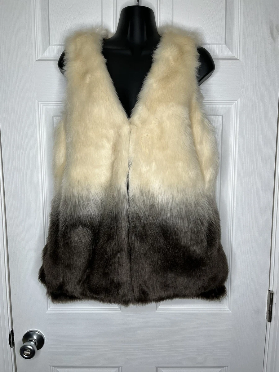 Jolt faux top fur vest