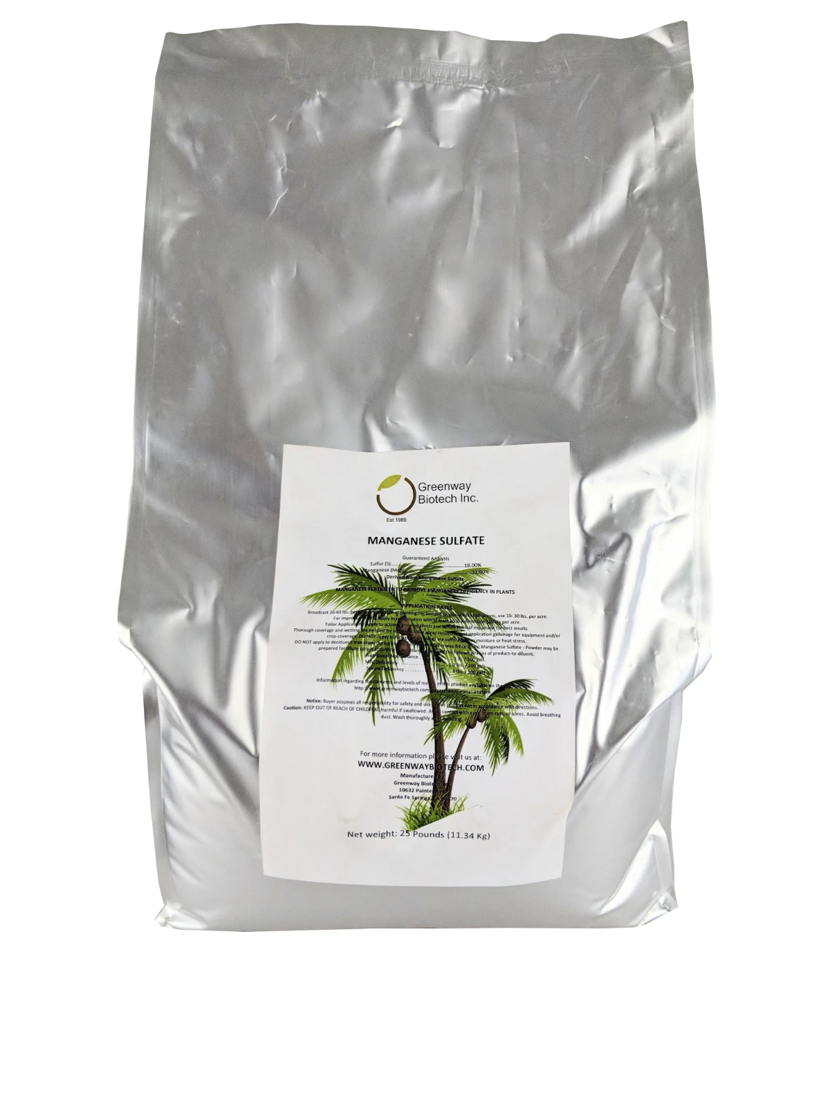 Greenway Biotech Manganese Sulfate Powder