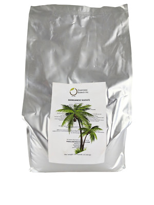 Manganese Sulfate Powder 31% Manganese 100% Water Soluble Feed Grade 25 Pounds